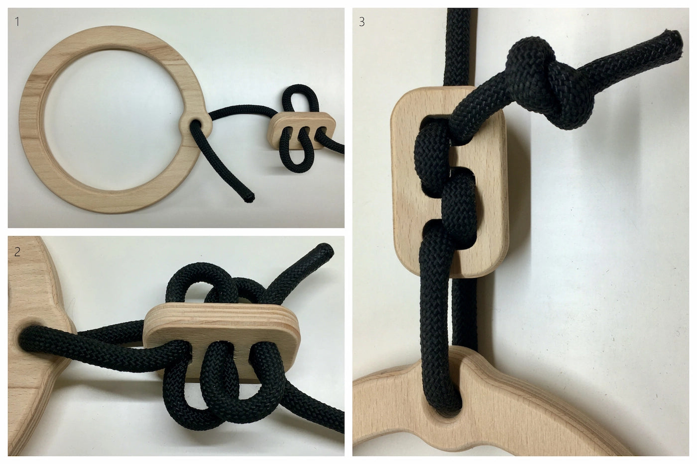 Loopo Gymnastic Rings – steps to set the rope length